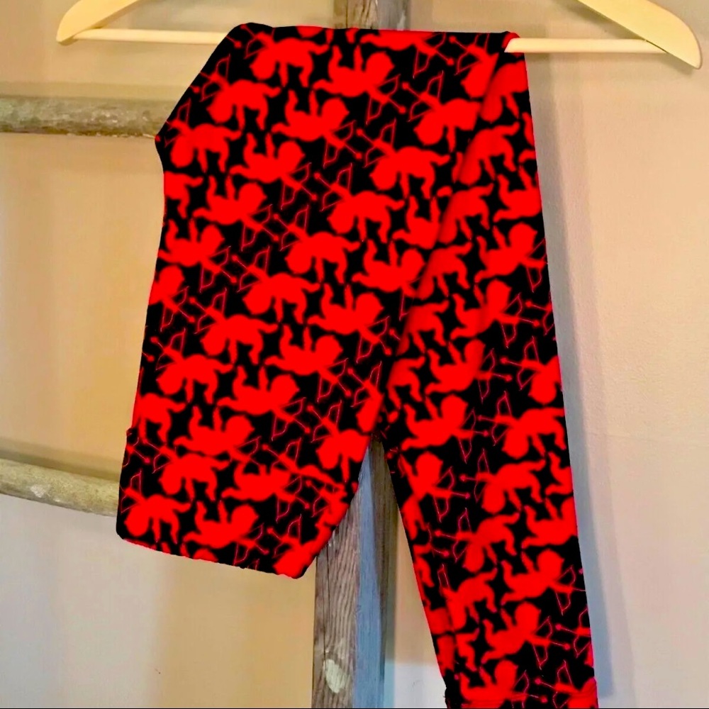 NWOT LulaRoe OS Cupid, Valentines Leggings